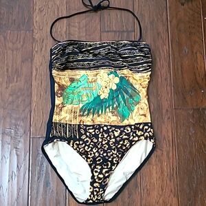 Carol Wior halter swimsuit size 16